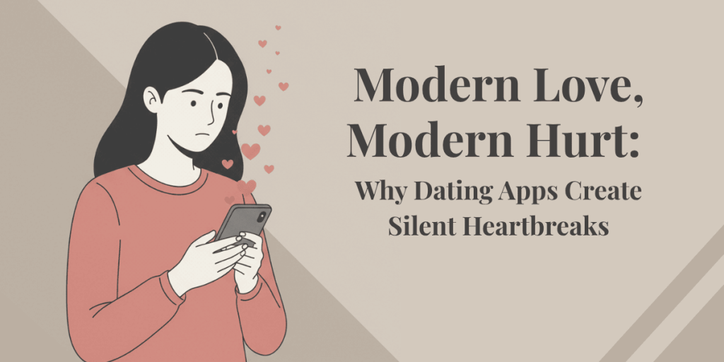 Modern Love, Modern Hurt Why Dating Apps Create Silent Heartbreaks - hearmate.in