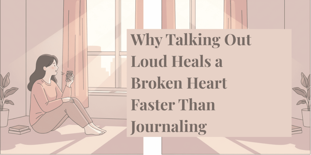 Why Talking Out Loud Heals a Broken Heart - hearmate.in
